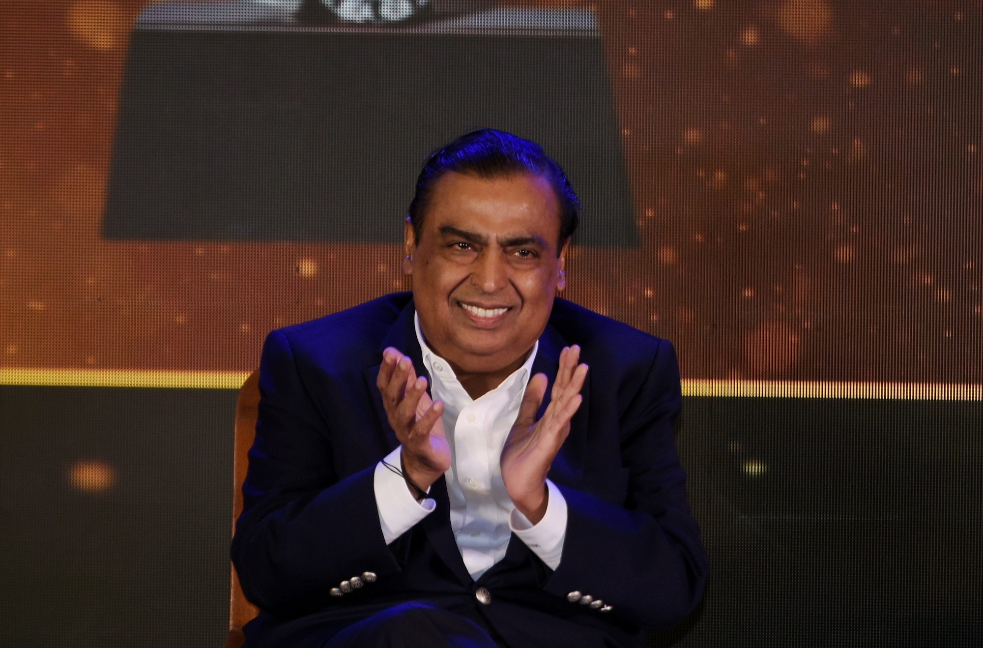 Mukesh Ambani, chairman and managing director of Reliance Industries which will receive the investment from AIDA and US-based KKR