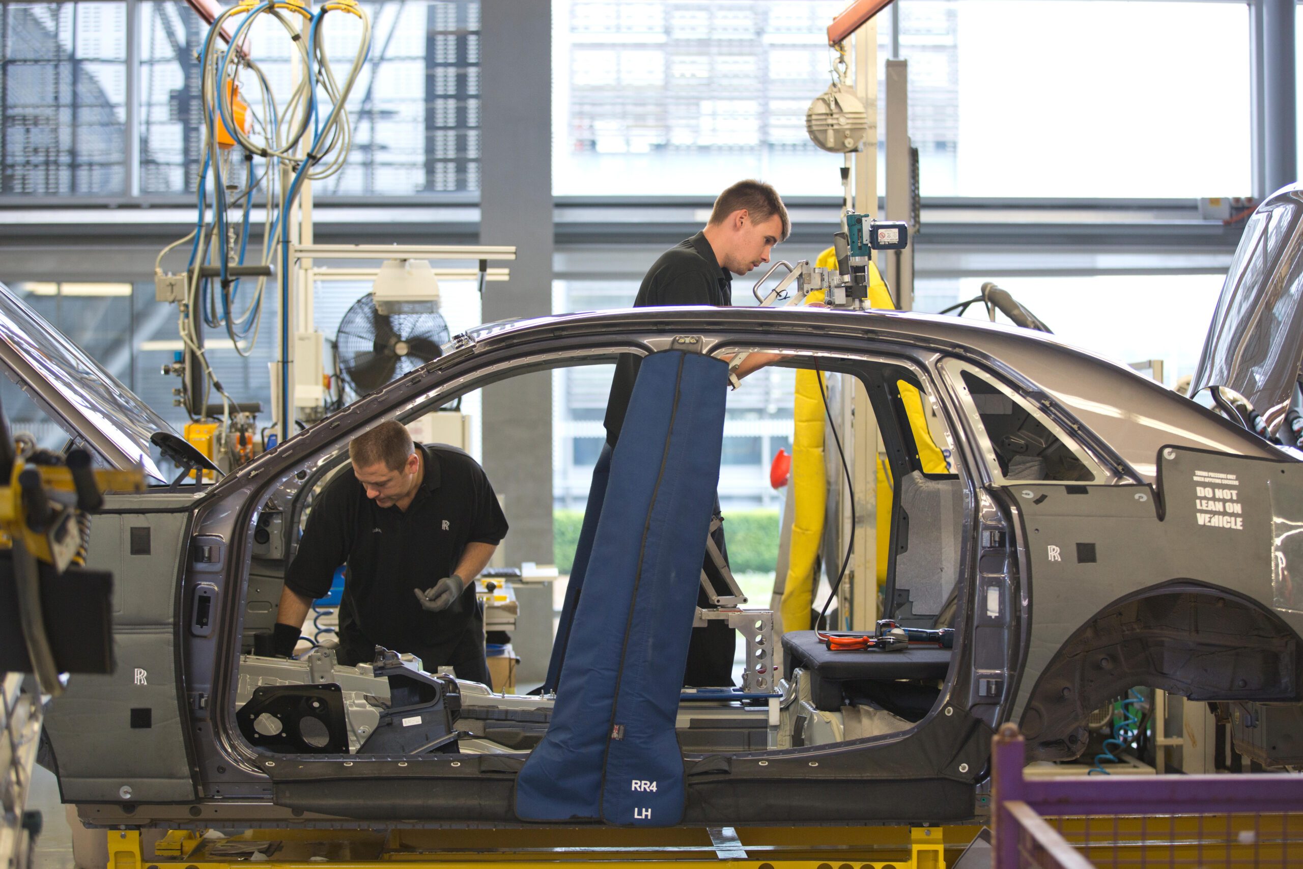 The Rolls-Royce factory in Chichester. Cars remain one of the UK's biggest imports to the GCC
