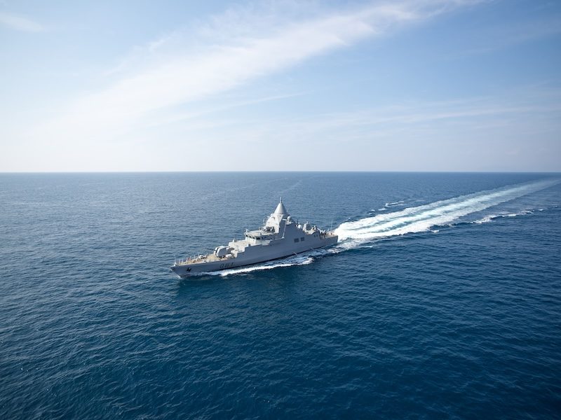 The P51MR Class 51m OPVs are characterised by their high modularity, stability in rough sea conditions, low radar signal signature, and high operational flexibility
