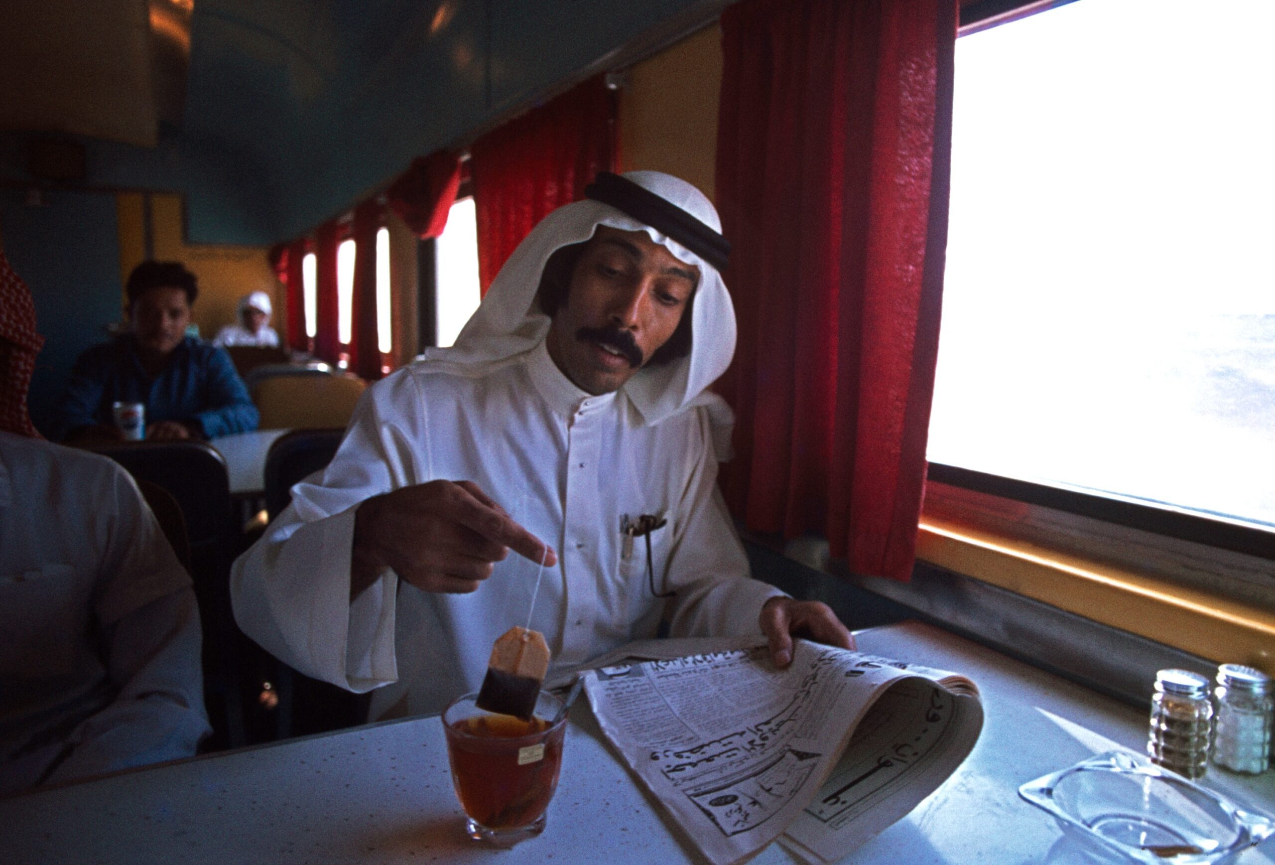Passengers on a train in Saudi Arabia. GCC countries have been talking about an international rail network since at least 2004