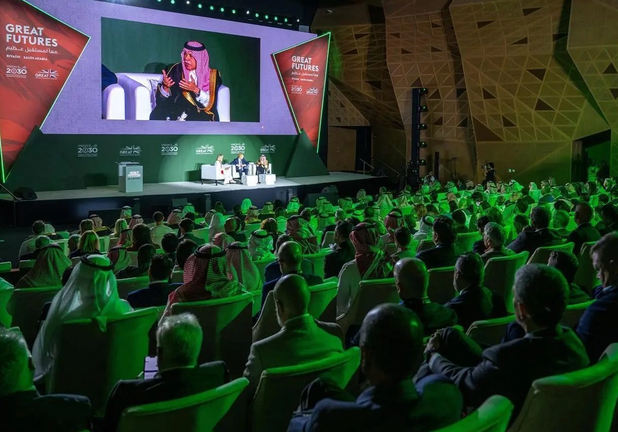 The Great Futures conference took place at the King Abdullah Financial District in Riyadh