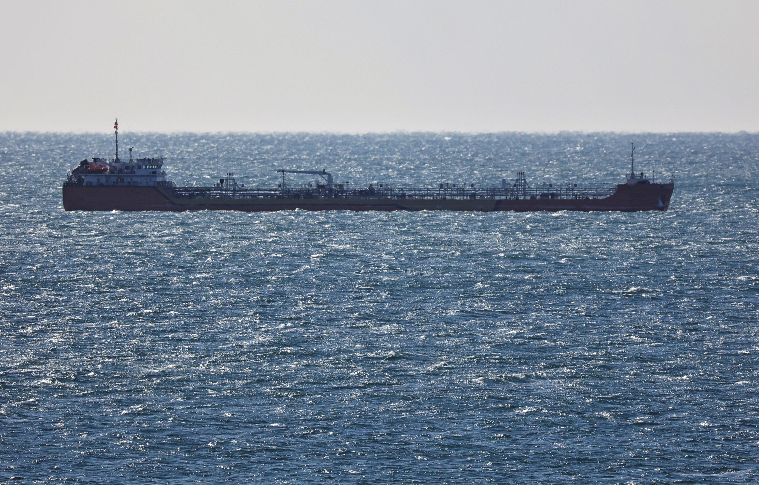 A crude oil tanker near the port city of Nakhodka. Russia is still exporting around half of its daily crude production
