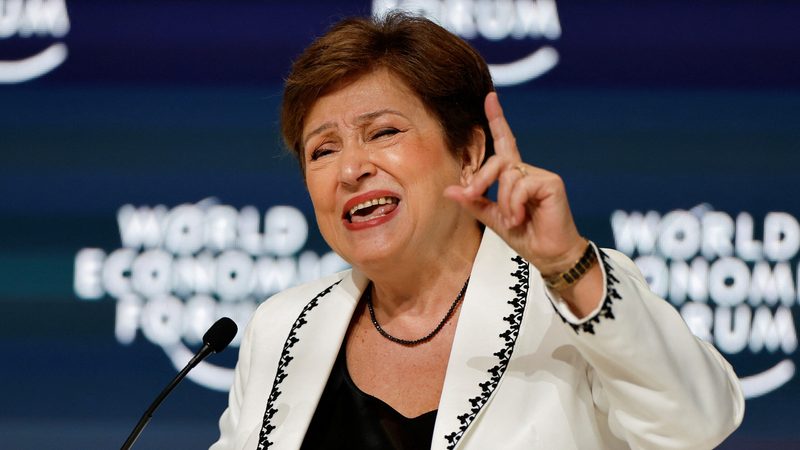 I'll only say this once, or maybe twice: IMF managing director Kristalina Georgieva in full flow at the World Economic Forum meeting in Riyadh