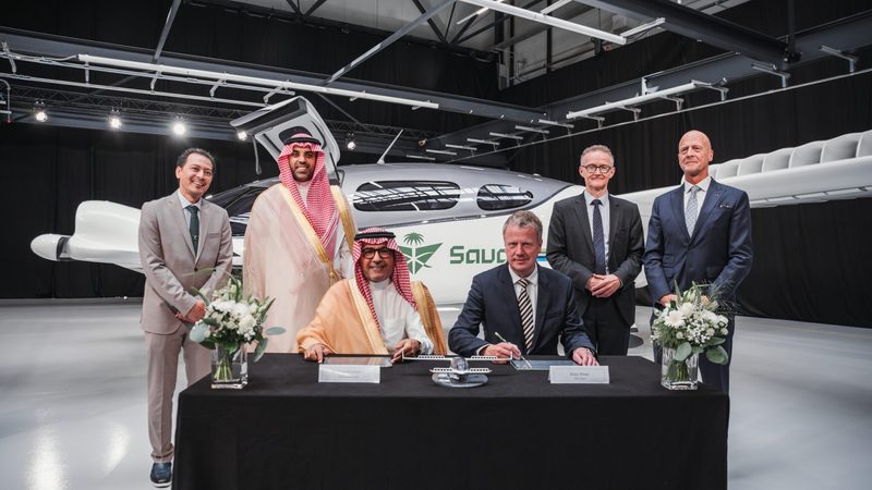 Saudi and Lilium signed an agreement this week for 50 air taxis with an option for 50 more