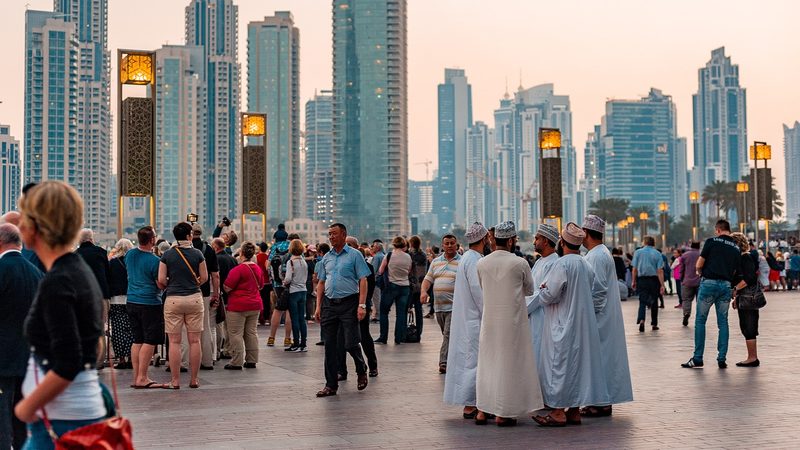 People in downtown Dubai. The emirate welcomed 19,000 new companies to the Dubai Chamber of Commerce in the first quarter of this year, a 17.6 percent annual jump