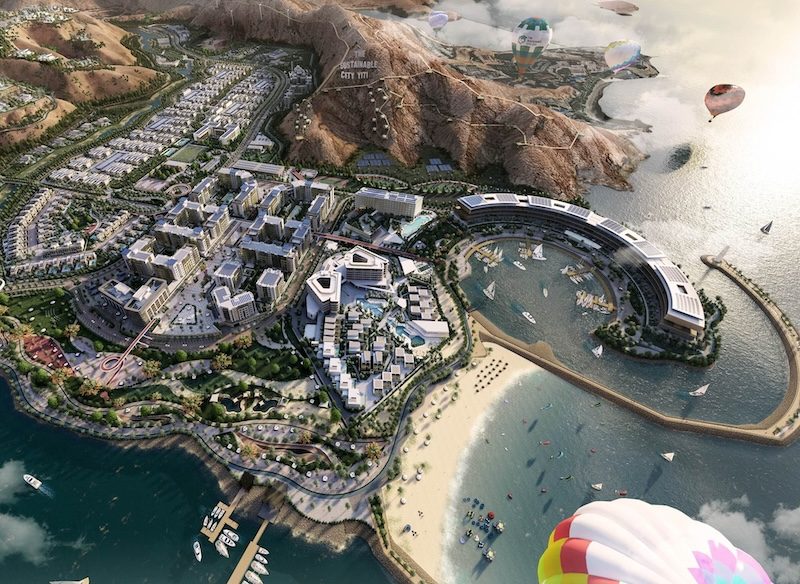 A view of The Sustainable City Yiti. The Oman Investment Authority paid off OR300m of debt owed by its companies