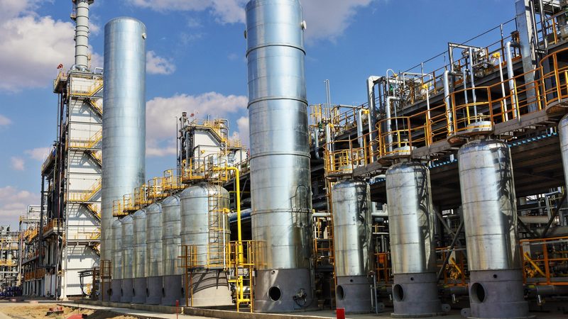 A hydrogen purification and production plant in Kazakhstan. Egypt hopes to produce 5.6 million tonnes of hydrogen a year by 2040