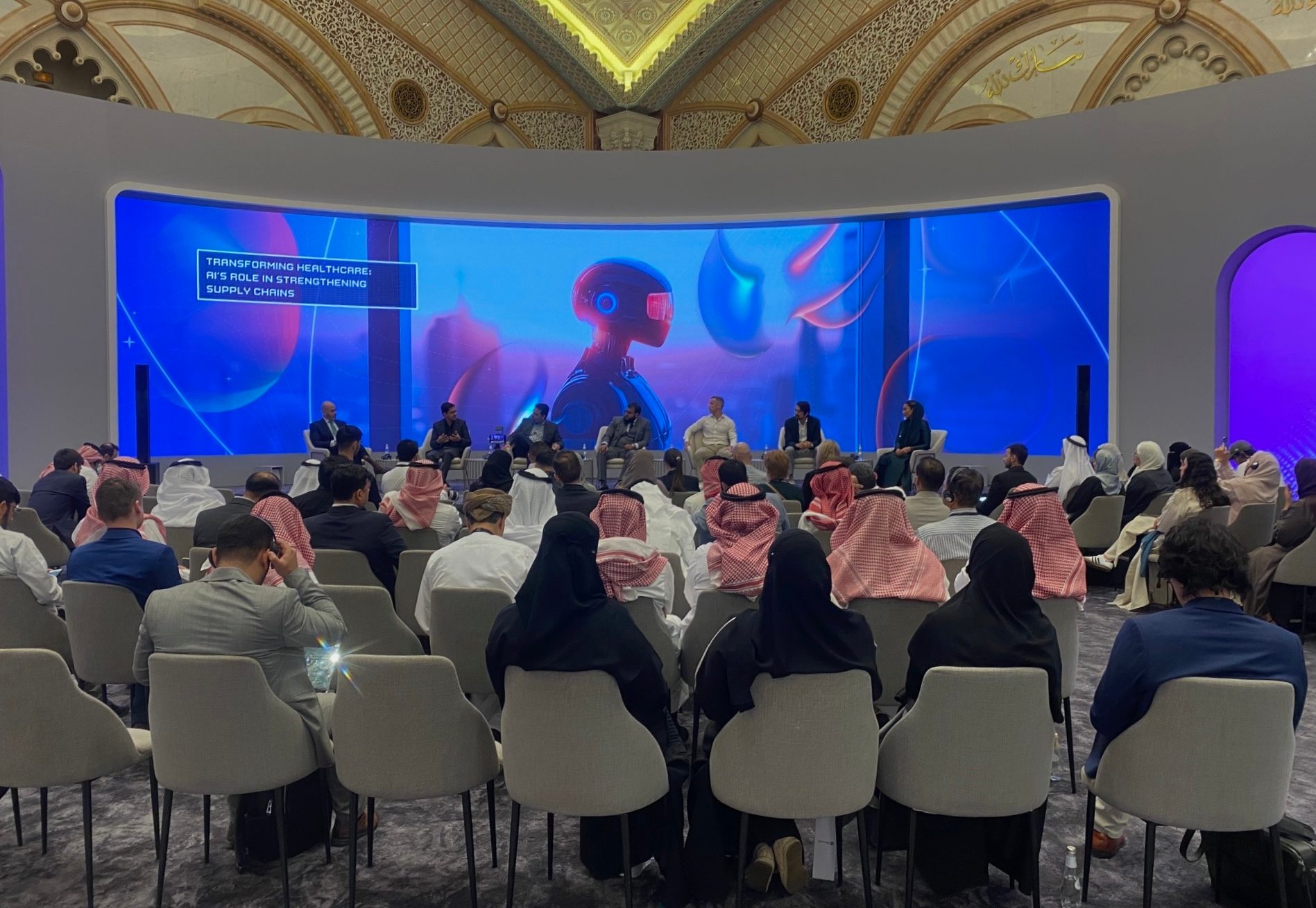 People, Person, Adult Delegates at the Gain summit in Riyadh this week heard about developments in large language models