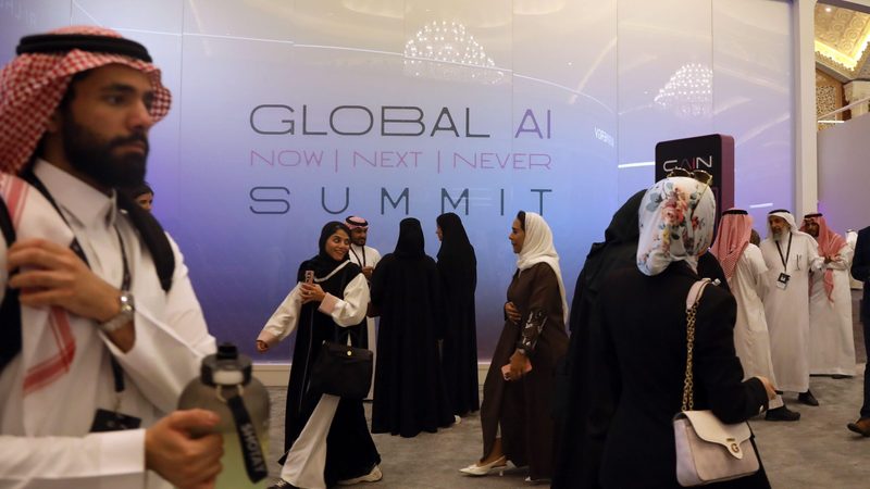 Delegates gather for the GAIN artificial intelligence summit in Riyadh