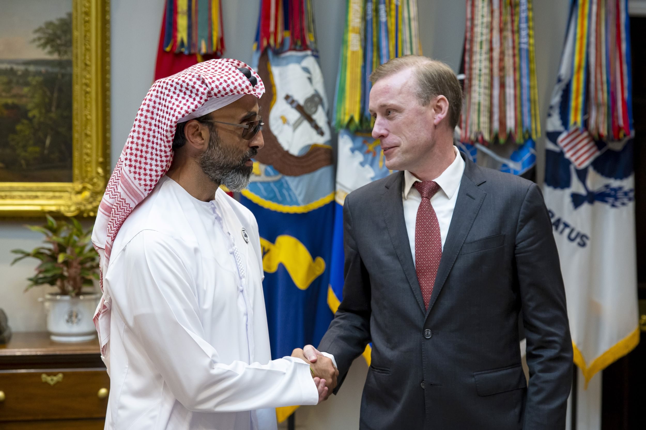 Sheikh Tahnoon bin Zayed Al Nahyan, deputy ruler of Abu Dhabi and Jake Sullivan, US national security advisor, signed an agreement on artificial intelligence cooperation