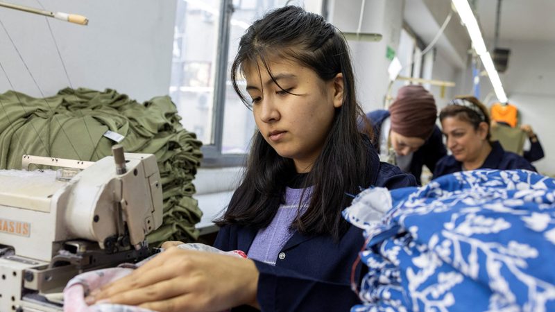 A textile factory in Istanbul. Many employers in Turkey have scaled back on their workforce, blaming rising costs and weak demand