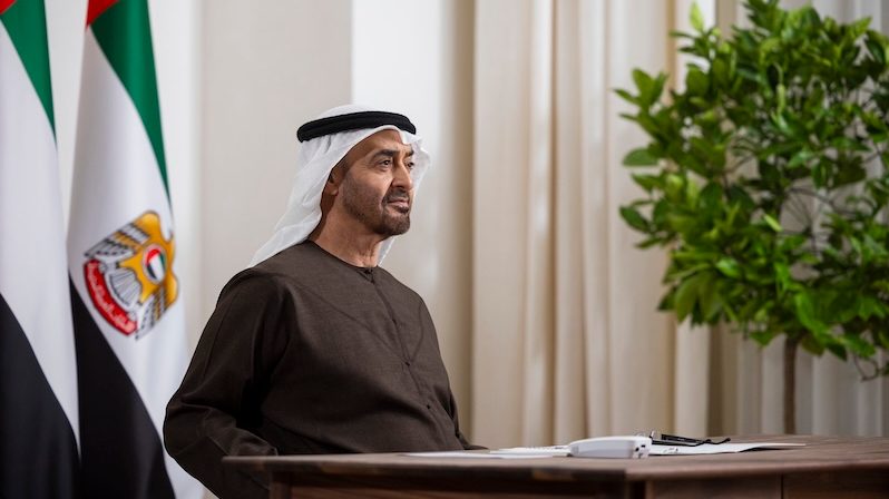 UAE President Sheikh Mohamed bin Zayed Al Nahyan said Japan and the UAE hope to strengthen bilateral ties and explore new opportunities