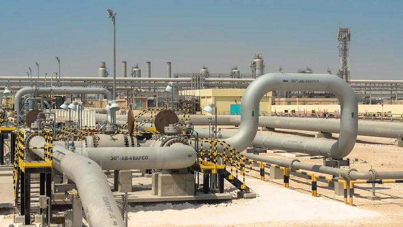 The Aramco-Bapco pipeline can transport up to 350,00 barrels per day of crude oil