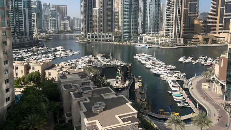 An experience too far? The Octagon development (front centre) on Dubai Marina