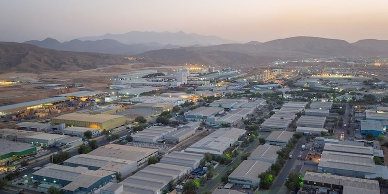 A view of Oman's Al Rusayl Industrial City. Manufacturing industries expanded 6.3 percent year on year in Q1 2024