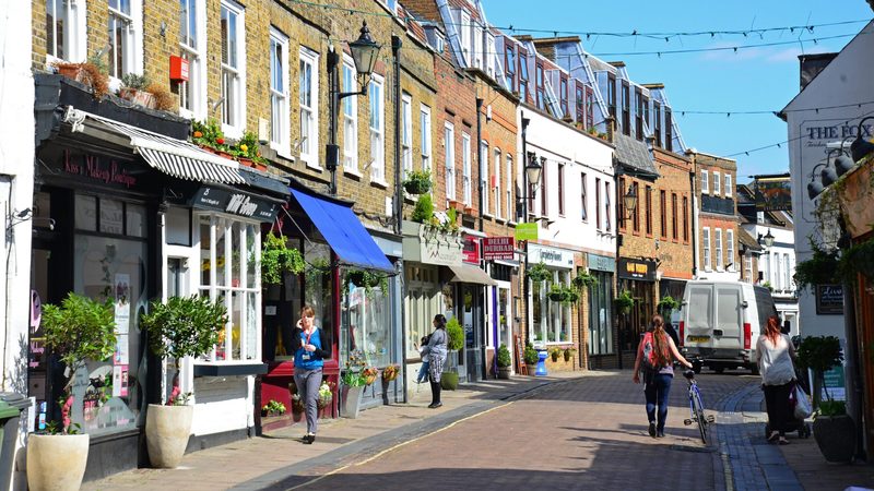 Church Street in Twickenham. Aldar is building homes in the affluent district of southwest London