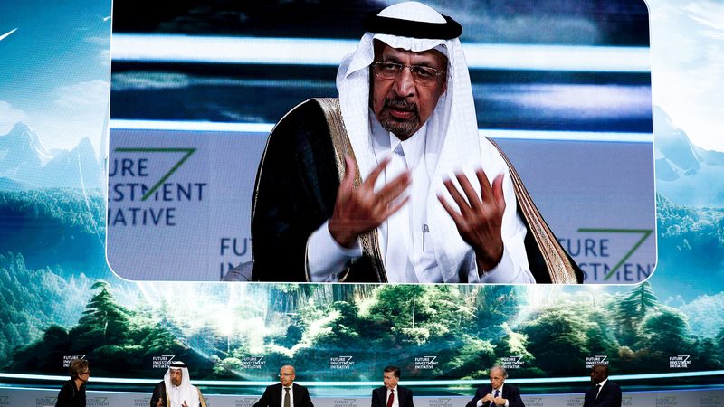 Khalid Al-Falih Saudi Arabia’s investment minister regional conflict Future Investment Initiative