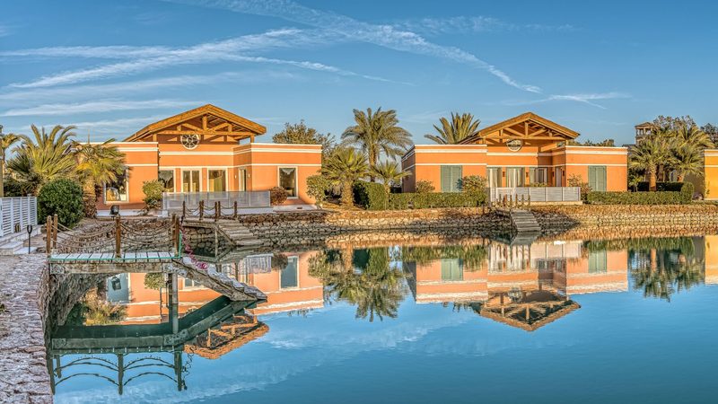 Egypt real estate investors. Luxury bungalows in the Red Sea lagoon in el Gouna. Developers are optimistic about foreign investors buying in waterfront communities at least for the next five to 10 years.