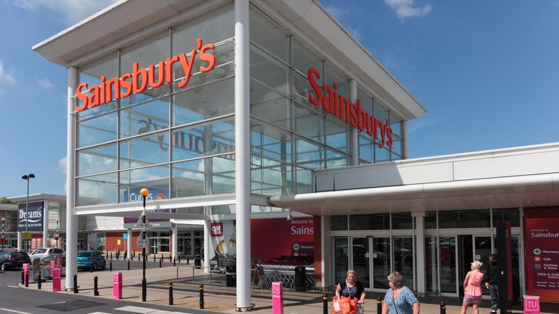 Sainsbury's has the second-largest share of the UK grocery market, at 15 percent, behind Tesco at 28 percent