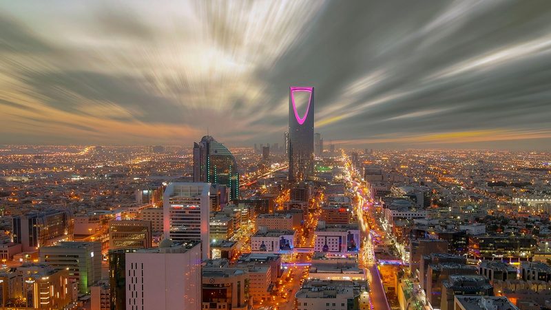 Central Riyadh. Of total Mena investment banking fees, 45 percent were generated in Saudi Arabia