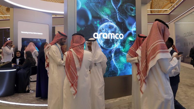 Attendees at the GAIN AI summit in Riyadh in September. Aramco and Kaust are investing $100m into AI research