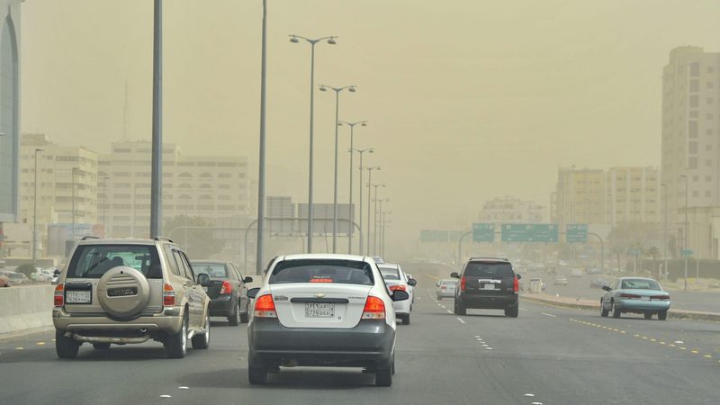 A sandstorm in Jeddah. Saudi Arabia's Sand and Dust Storm Warning Advisory and Assessment System is based in the city