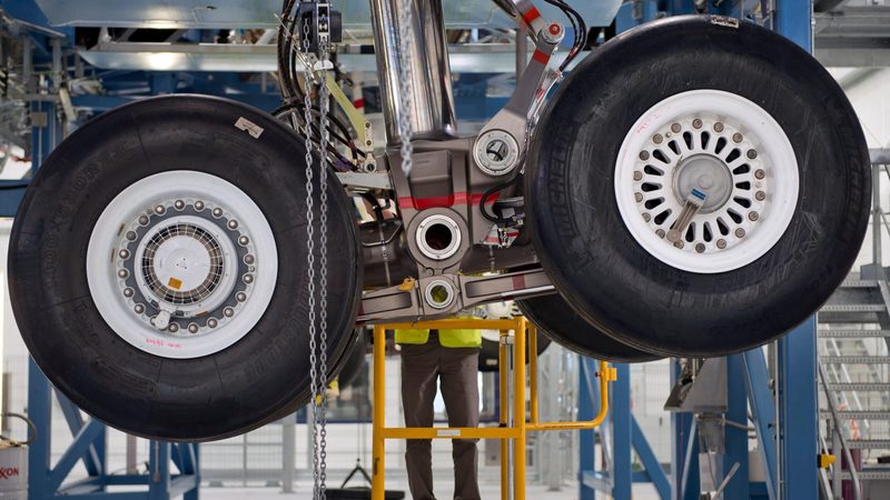 The Airbus site at Bristol in the UK. The company has been negotiating engine problems with provider Rolls-Royce