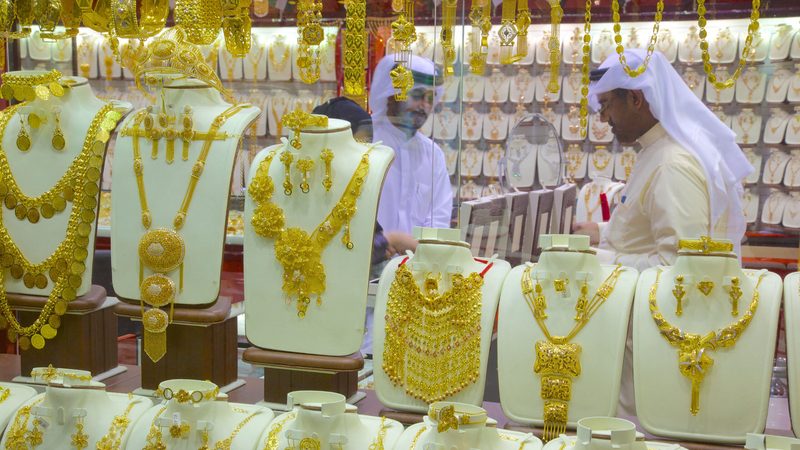 Gold Souk, Abu Dhabi, United Arab Emirates, Middle East