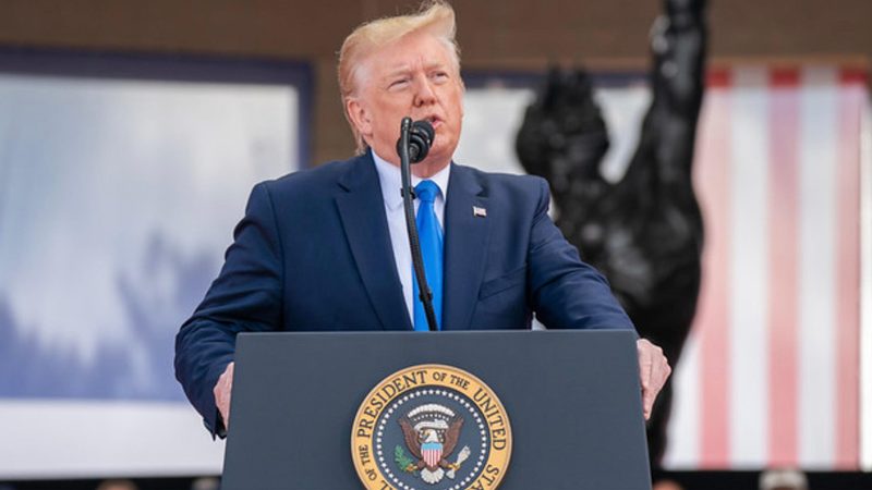 US PRESIDENT DONALD TRUMP in May 2019