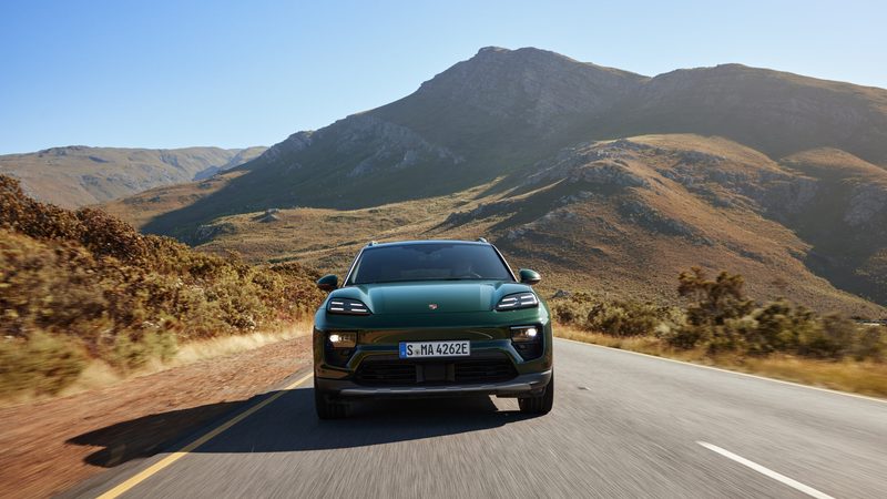 Middle East EVs. The fully electric Porsche Macan. CEO Oliver Blume says EVs have huge potential but charging infrastructure is a hurdle