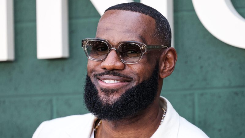 American professional basketball player LeBron James arrives at the Los Angeles Premiere Of Peacock's 'Shooting Stars' held at the Regency Village Theatre on May 31, 2023 in Westwood, Los Angeles, California, United States. (Photo by Xavier Collin/Image Press Agency) Credit: Image Press Agency/Alamy Live News