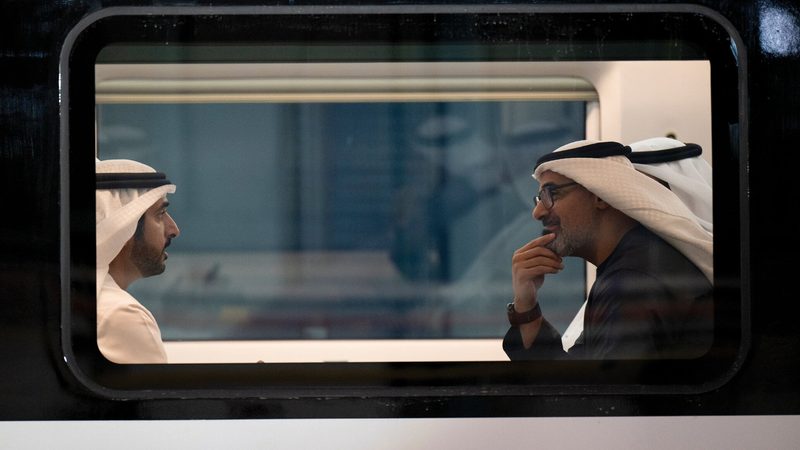 Sheikh Mohamed bin Zayed Al Nahyan and Sheikh Hamdan bin Mohammed bin Rashid Al Maktoum officially revealed the plans