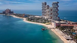 A view of the Atlantis The Royal on Palm Jumeirah. Hotel room inventory in Dubai beats major global peer cities such as New York, Bangkok, Paris and Singapore