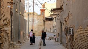 A street in the old part of Basra city. The developers of Palm City in the Basra region will bear the cost of the project