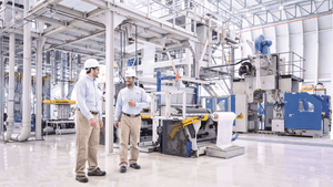 Sabic's Product Application and Development Center in Riyadh. Sabic was one of the few Saudi petrochemical companies to report improved earnings in the first nine months of 2024