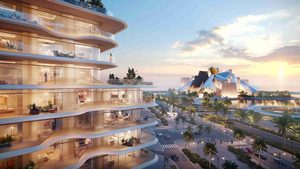 A rendering of Aldar's The Arthouse, a residential development in Abu Dhabi's Saadiyat Cultural District