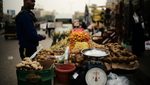 A food market in Egypt. Abu Auf sells healthy snacks, coffee and other foodstuffs in the country