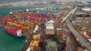 A view of Alsancak freight and passenger port. The port is owned by Turkey’s sovereign fund TWF since 2017