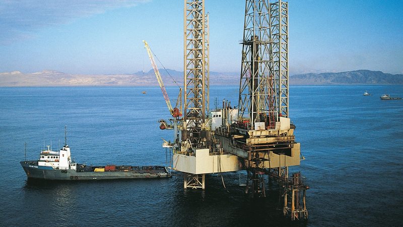 An oil platform in the Gulf of Suez. Egypt hopes to attract investment worth $700m