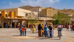 Visitors to Petra in Jordan. Tourism is vital for the country's economy